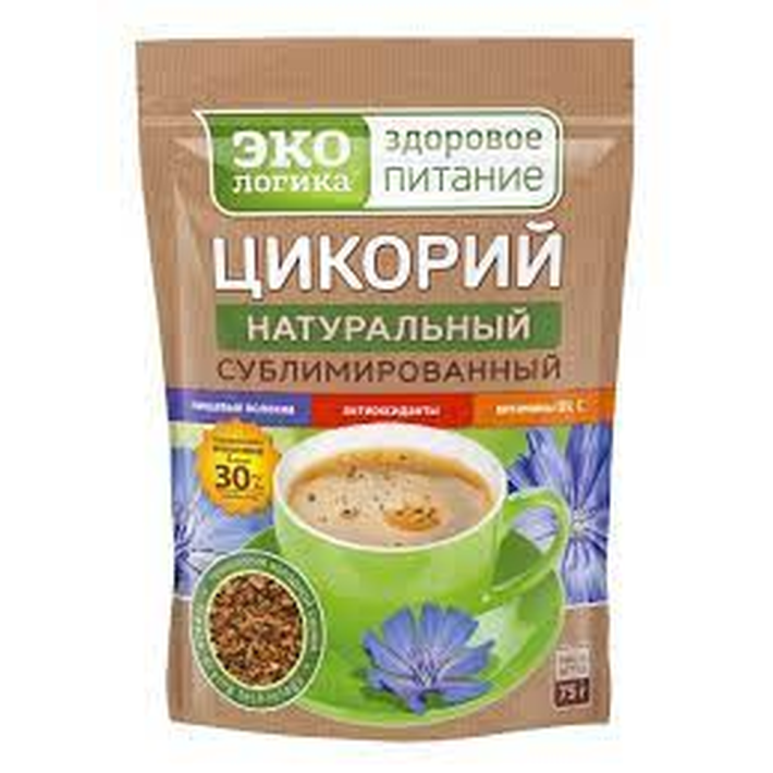 ЦИКОРИЙ НАТУРАЛЬНЫЙ СУБЛИМИРОВАННЫЙ ПАКЕТ 75ГР