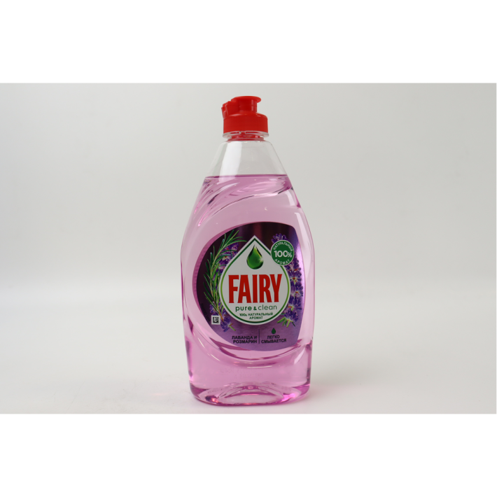 СР-ВО Д/МЫТЬЯ ПОСУДЫ FAIRY PURE&CLEAN ЛАВАНДА И РОЗМАРИН 450МЛ