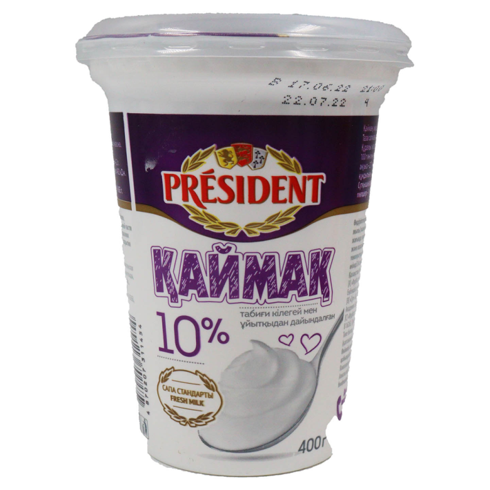 Сметана President 10% 400 г