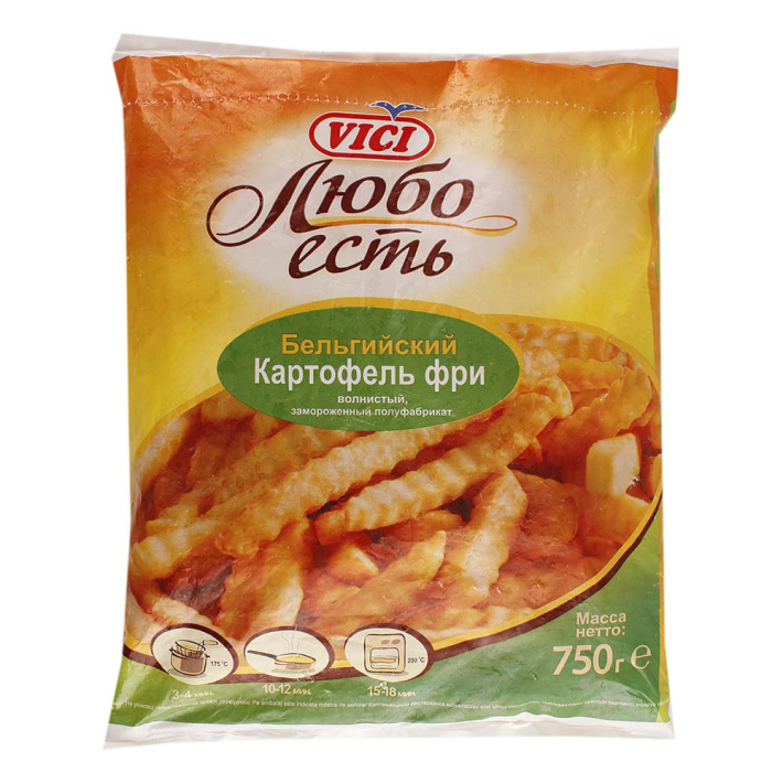 Картофель фри волнистый Vici 750 г