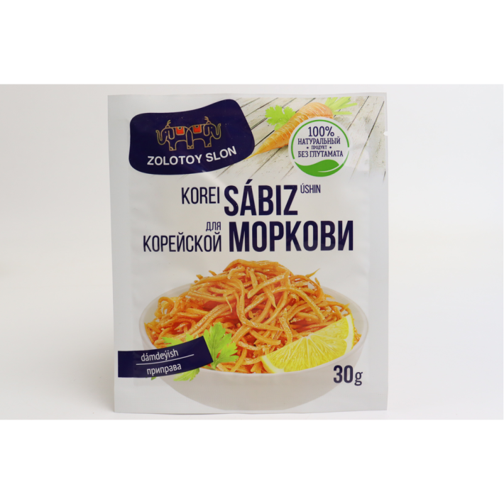 ПРИПРАВА ZOLOTOY SLON Д/МОРКОВИ ПО КОРЕЙСКИ 30ГР