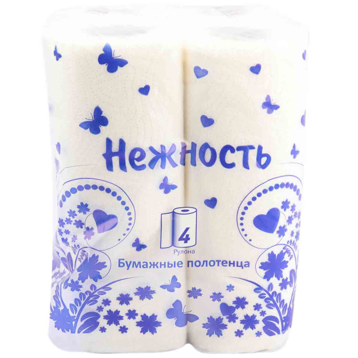 Полотенца бумажная Нәзіктік 4 шт