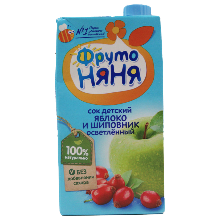 Сок Фруто Няня из Яблок и Шиповника 500 мл