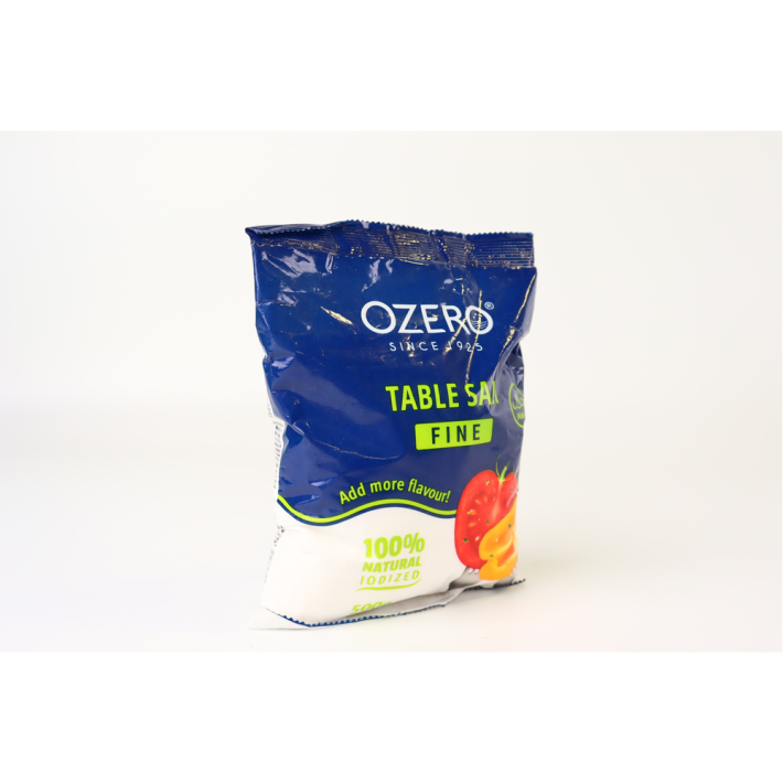 СОЛЬ OZERO ПИЩ, ЙОД. ФАСОВ, ПОМОЛ 0 TABLE SALT В ПОЛИПР 500ГР