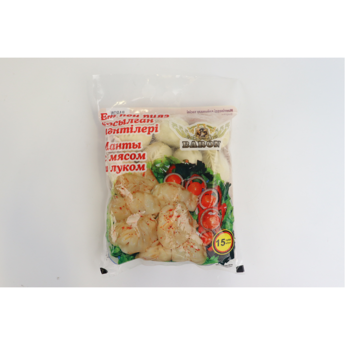 Манты Baron с мясом/луком 700 г