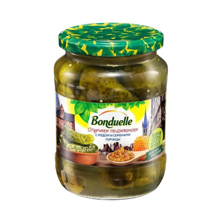 Огурцы Bonduelle по дижонски 720 мл