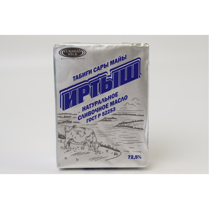 МАСЛО СЛИВОЧНОЕ ИРТЫШ 72,5% 180ГР