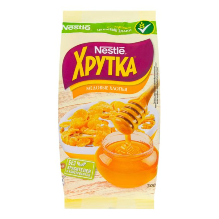 ГОТОВЫЙ ЗАВТРАК ХРУТКА МЕДОВЫЙ 210ГР