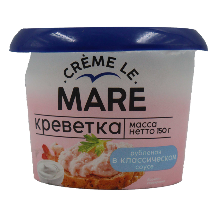 КРЕВЕТКА БАЛТИЙСКИЙ БЕРЕГ РУБЛЕНАЯ В КЛАССИЧЕС/ССОУСЕ 150ГР