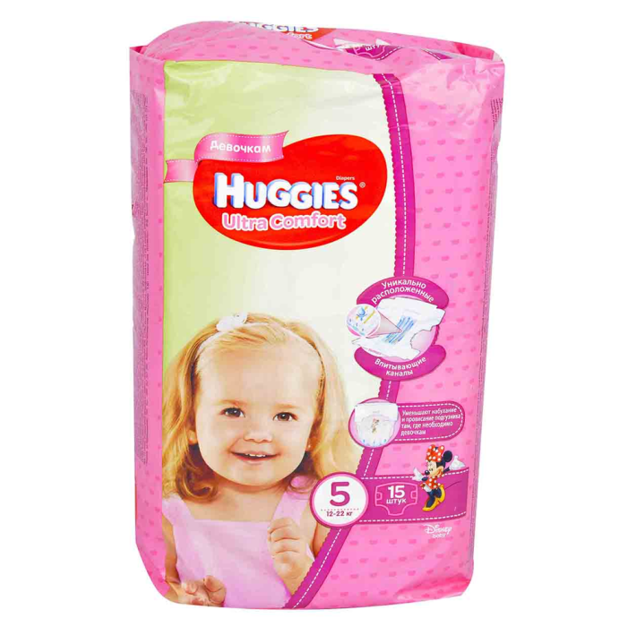 Подгузники Huggies ultra comfort conv 15 шт