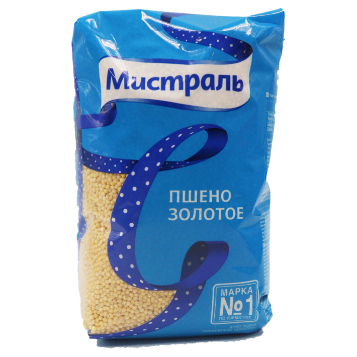 Пшено Мистраль шлифованное 900 г