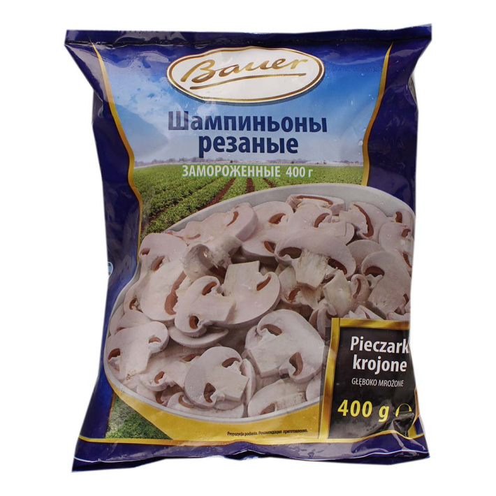 Шампиньоны резаные Bauer 400 г