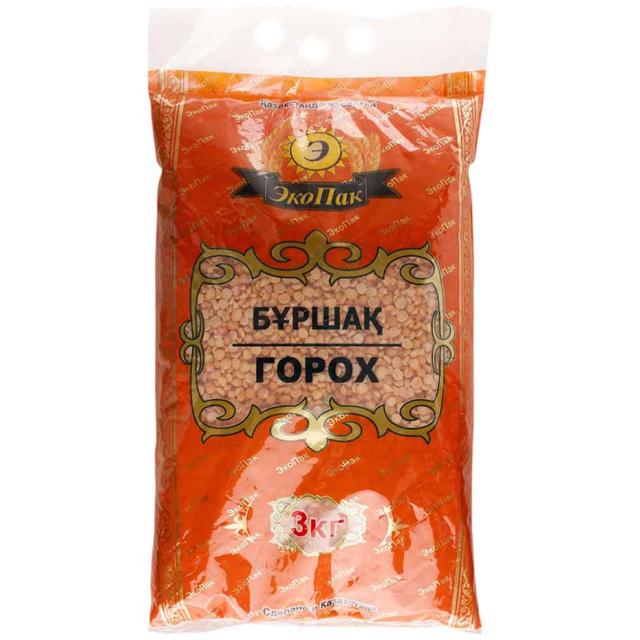 Горох колотый экопак 3 кг
