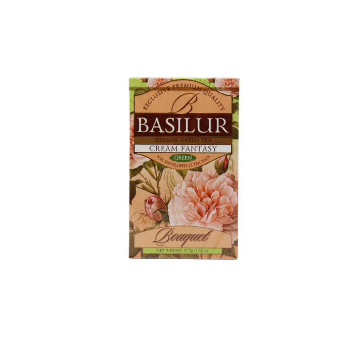ЧАЙ BASILUR CREAM FANTACY 25ПАК 1.5ГР ЗЕЛ КАРТ\УП 37.5ГР