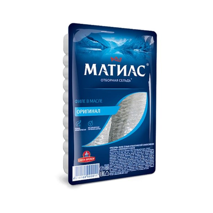 Филе сельди Санта Бремор матиас оригинальная 250 г