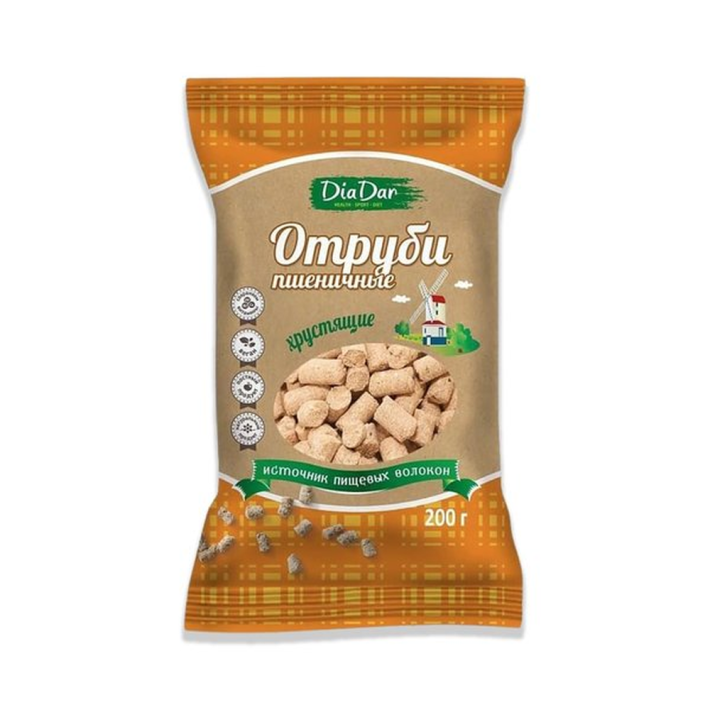 Отруби Диадар Пшеничные 200 гр