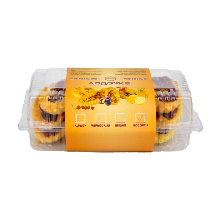 Печенье Prime bakery лодочка с лимоном 350 г