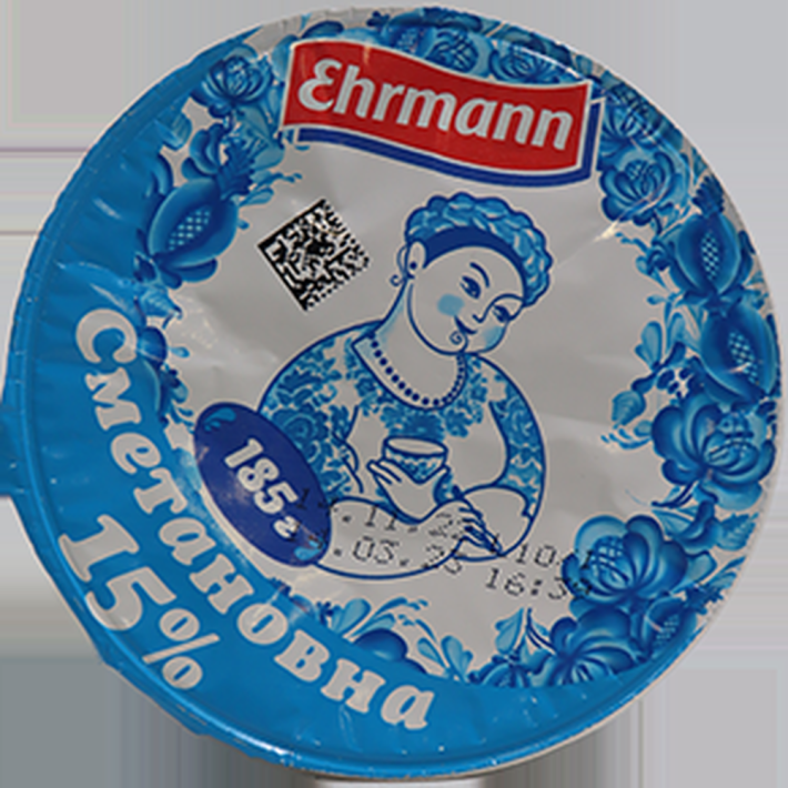Сметана Сметановна 15% 185 г