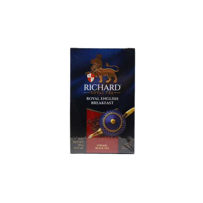 ЧАЙ RICHARD ROYAL ENGLISHBREAKFAST/ИНГЛИШБРЕКФАСТ КР.ЛИСТ. 90ГР