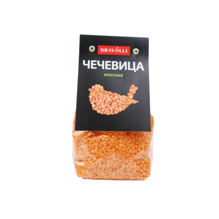 Чечевица Bravolli красная 350 г