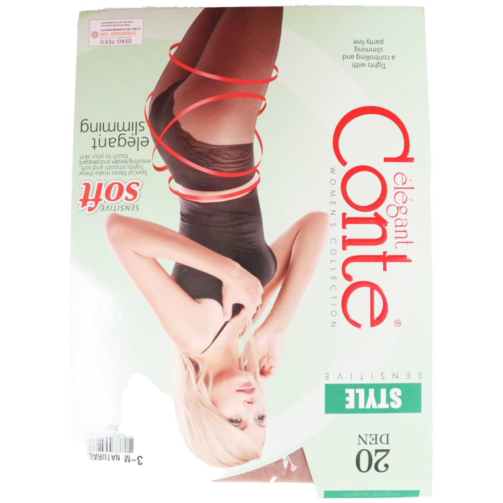 КОЛГОТКИ STYLE 20 ЖЕН NATURAL 3 8Х9
