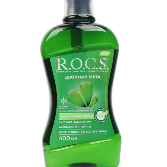 Ополаскиватель Rocs двойная мята 400 мл