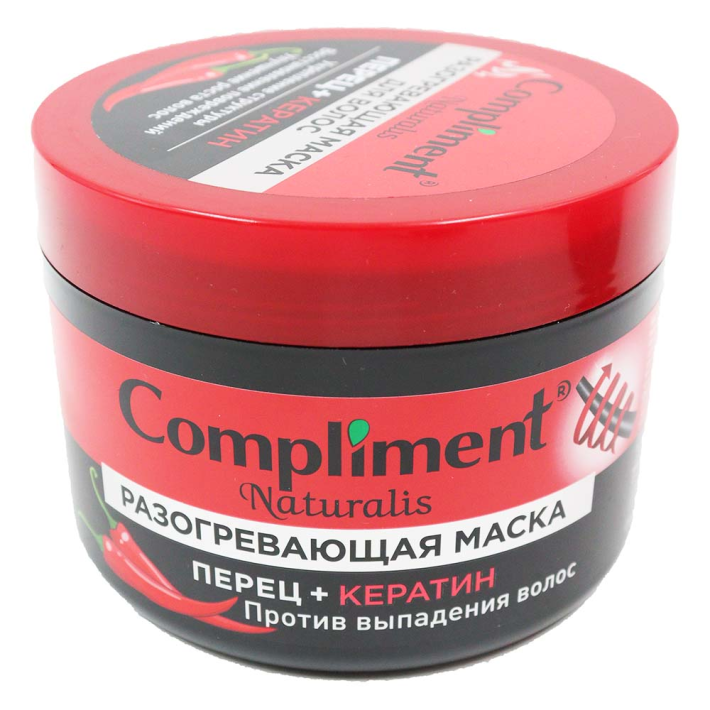 МАСКА Д/ВОЛОС COMPLIMENT NATURALIS РАЗОГР.ПЕРЕЦ/КЕРАТИН 500МЛ