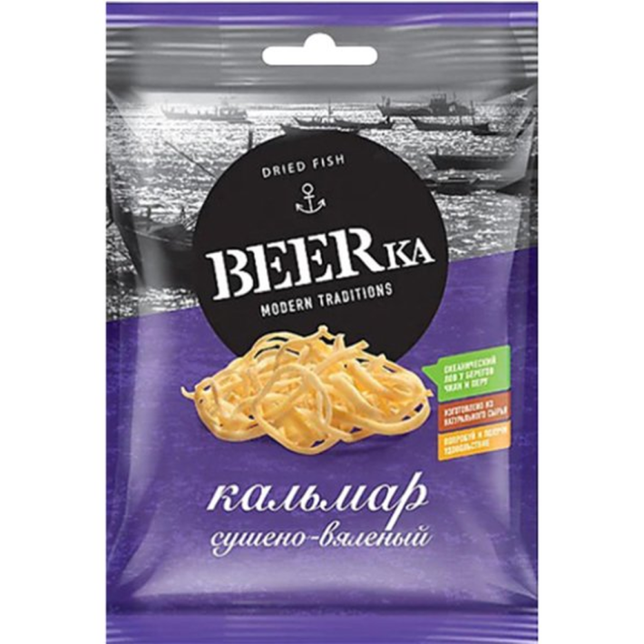 Кальмар Beerka сушеный 38 г