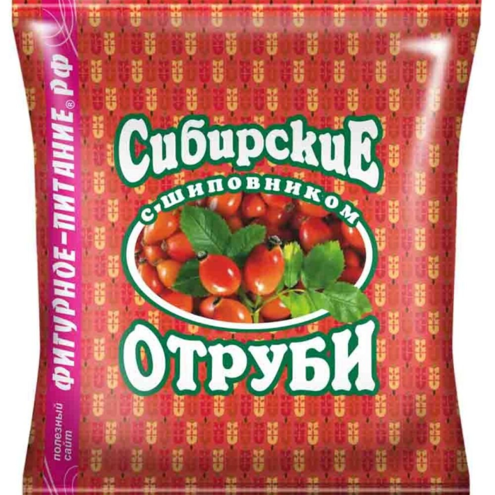 Сибирские отруби с шиповником 200 г