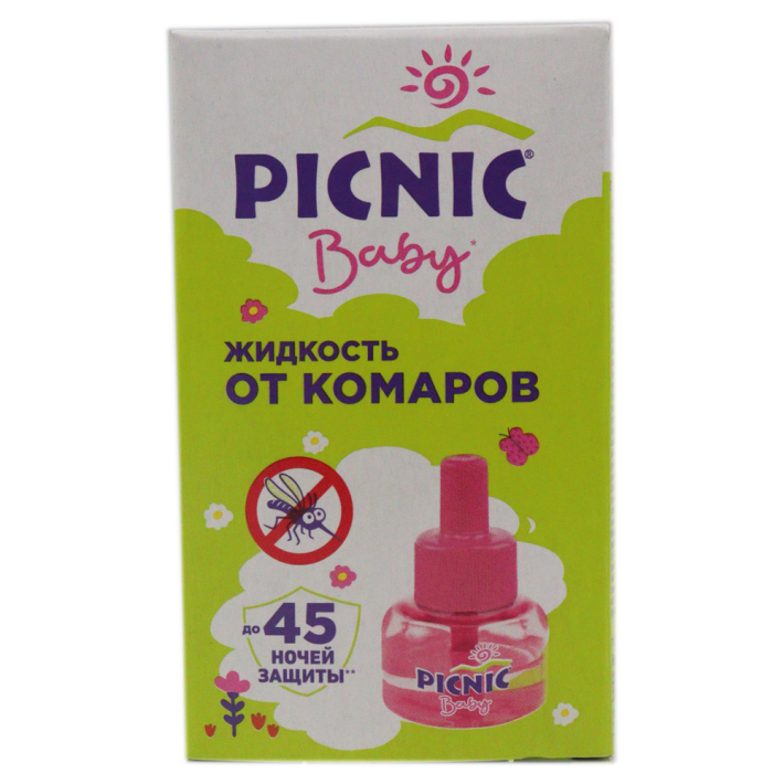 Жидкость Picnic baby от комаров 45 ночей