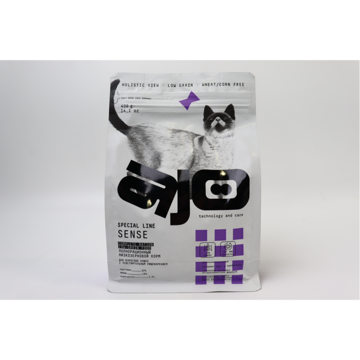 КОРМ СУХ Д/КОШЕК С ЧУВ ПИЩЕВАР AJO CAT SENSE 400ГР