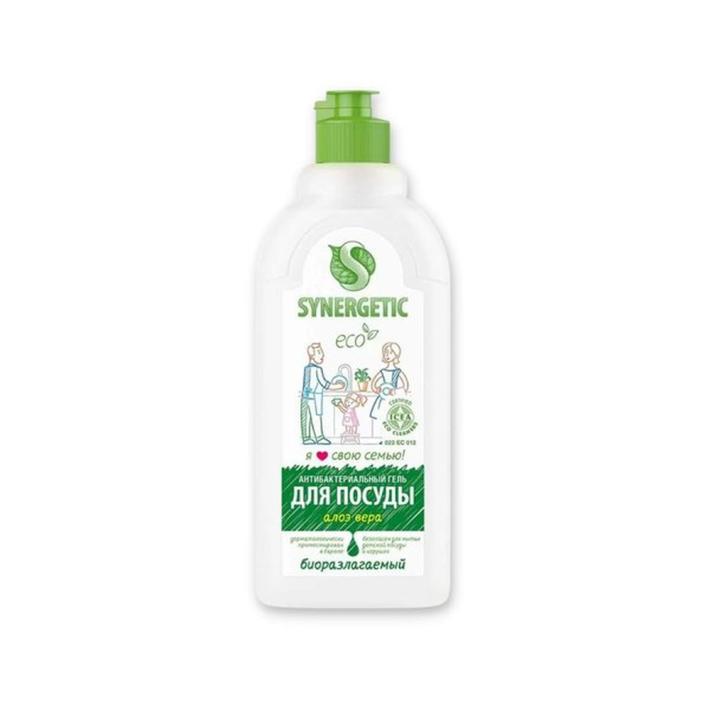 Cредство для мытья посуды Synergetic Алоэ 0,5 л