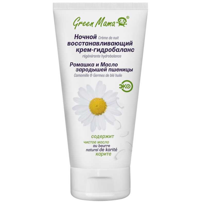 КРЕМ ГИДРОБАЛАНС GREEN MAMA НОЧН РОМАШКА/МАСЛО ПШЕН 100ГР