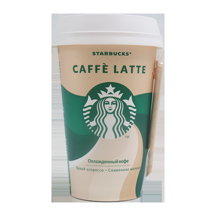 Напиток молочный Starbucks caffe latte кофейный 2,6% 220 мл