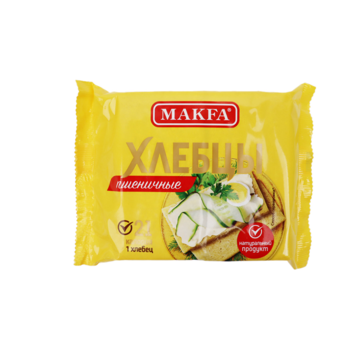 ХЛЕБЦЫ МАКФА ХРУСТЯЩИЕ ЗАПЕЧЕНЫЕ ПШЕНИЧНЫЕ 60ГР