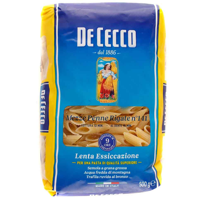 Изделия макаронные De cecco mezze penne rigate 141 500 г