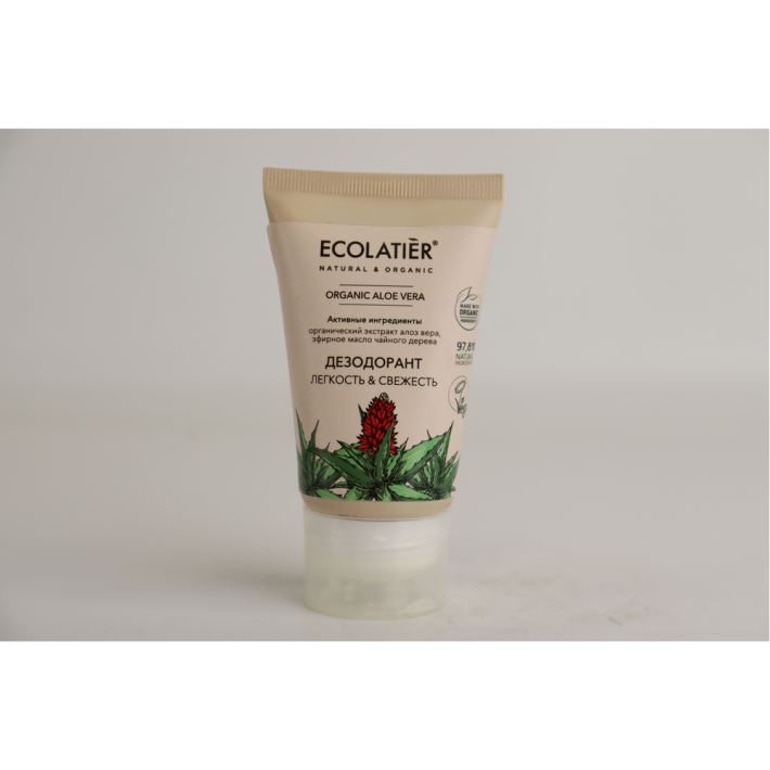 VEGAN ДЕЗЕДОРАНТ ECL GREEN ЛЕГКОСТЬ/СВЕЖЕСТЬ ORGANIC ALOE VERA 40МЛ
