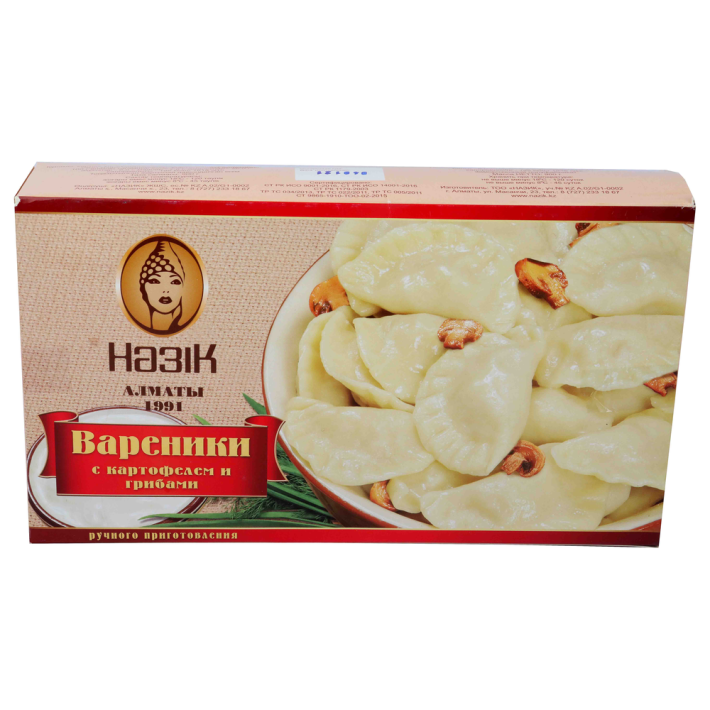 Вареники Назик и к с грибами и картофелем 900 г