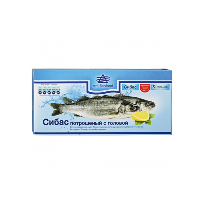 СИБАС ELITE FISH ЗАМ ПОТРОШЕНЫЙ С ГОЛОВОЙ 1КГ