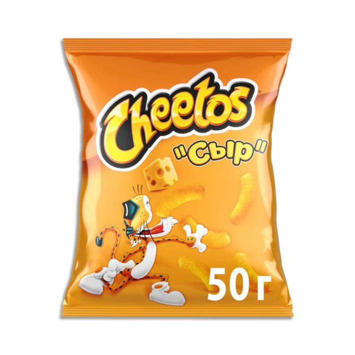 ПАЛОЧКИ КУКУРУЗНЫЕ CHEETOS СЫР 50ГР
