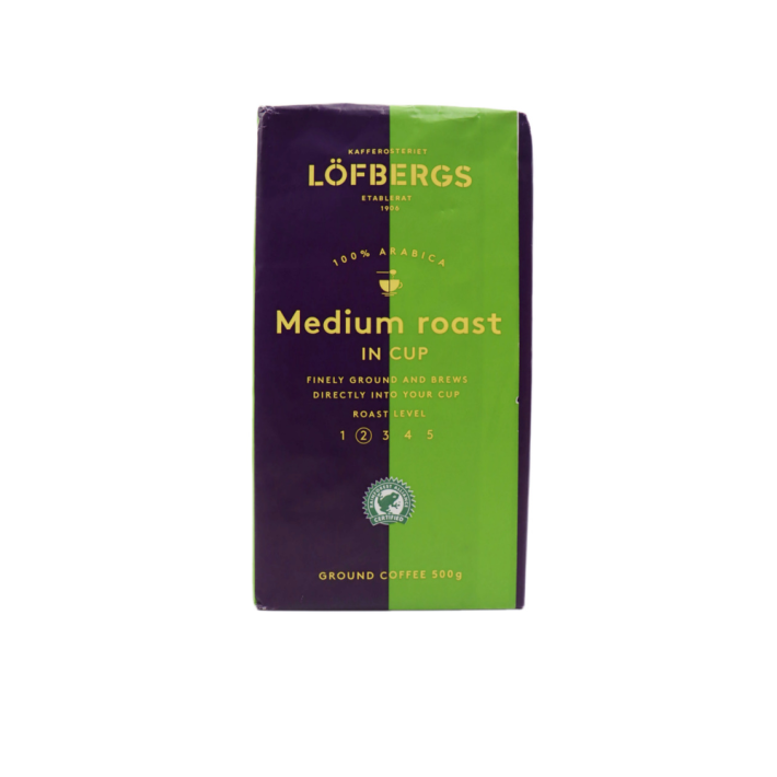 КОФЕ МОЛОТЫЙ LOFBERGS MEDIUM ROAST IN CUP 500ГР
