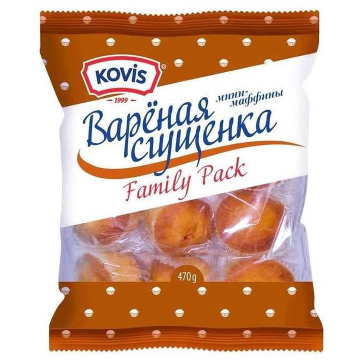 Мини-Маффины Kovis Вареная Сгущенка 470 г
