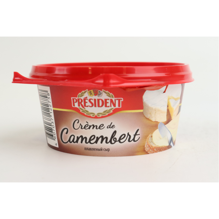 Сыр плавленый Creme de camembert 50% President 125 г