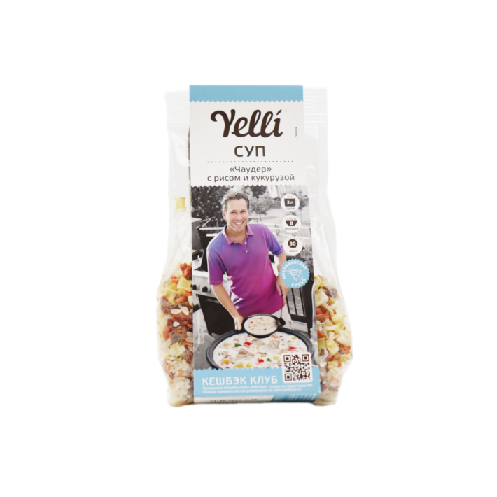 Суп с Рис c Кукурузой Чаудер Yelli 190 г