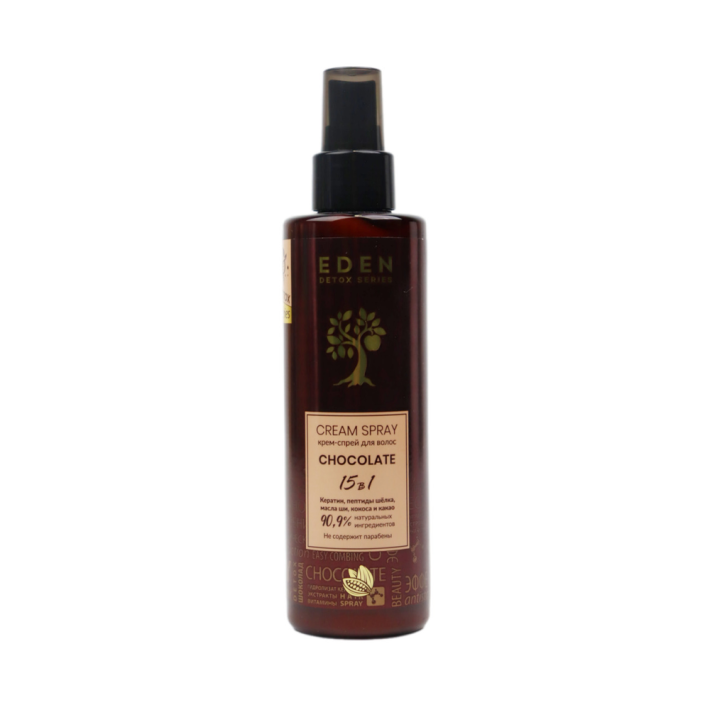 КРЕМ-СПРЕЙ Д/ВОЛОС EDEN DETOX CHOCOLATE 15В1 200МЛ