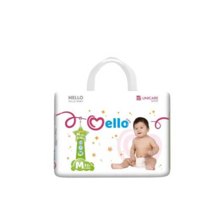 ПОДГУЗНИКИ MELLO СРЕДНЯЯ УП M 30ШТ