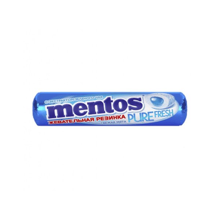 МЕНТОС ЖЕВАТЕЛЬНАЯ РЕЗИНКА СВЕЖАЯ МЯТА PERFETTI VAN MELLE 15,5ГР