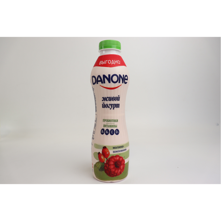 ЙОГУРТ ПИТЬЕВОЙ DANONE МАЛИНА/ШИПОВНИК 670ГР