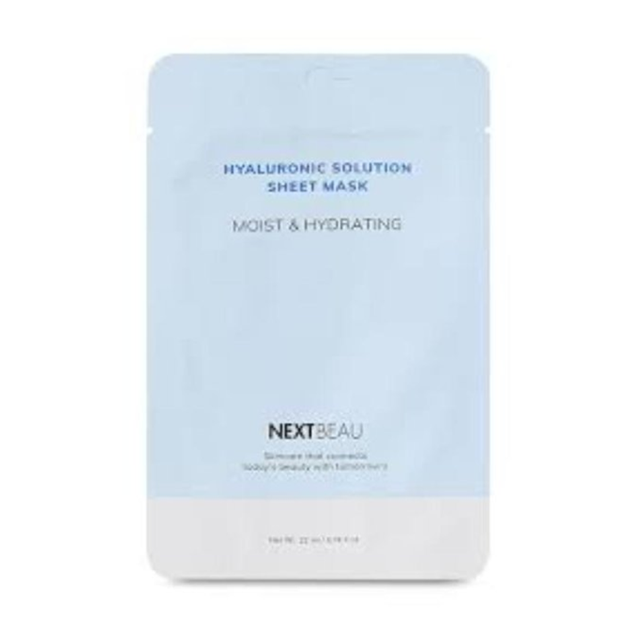 МАСКА ТКАНЕВАЯ NEXTBEAU MOIST&HYDRATING ГИАЛУРОН 22МЛ