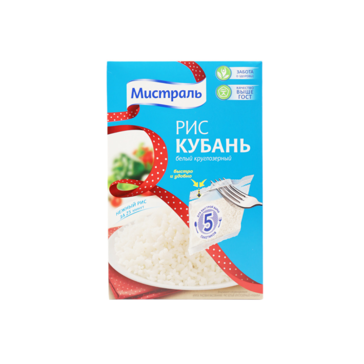 Рис Мистраль кубань 80 г